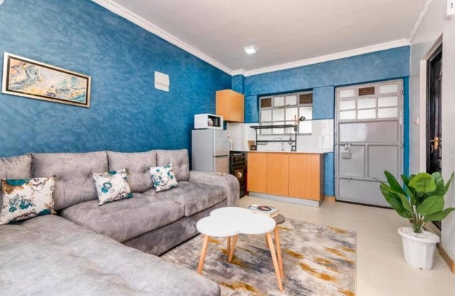 Cozy and modern 1-bedroom apartment in fabulous Nairobi Ngara CBD with WiFi.