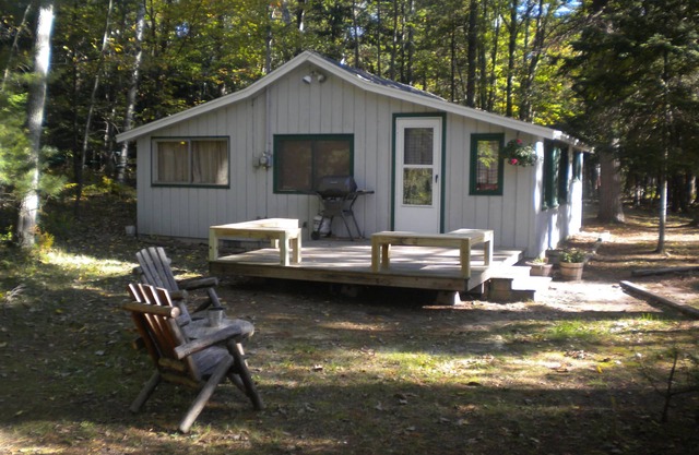 Cozy cabin in Glen Arbor w/Crystal River frontage. WIFI, Fire pit, Dog ok