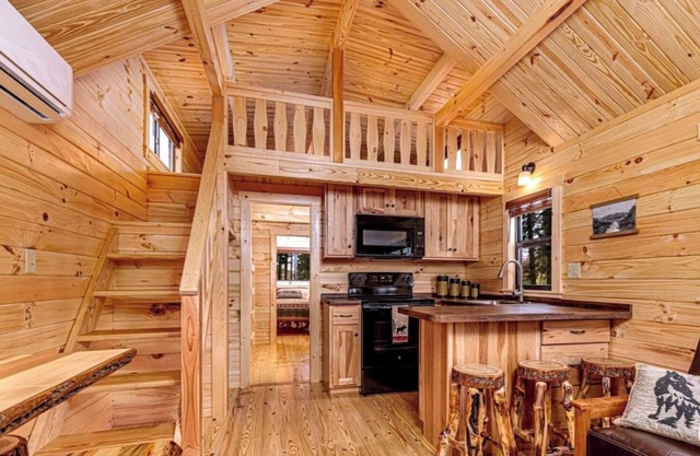 Cozy Cabin on Seneca Wine Trail Vineyard View 3