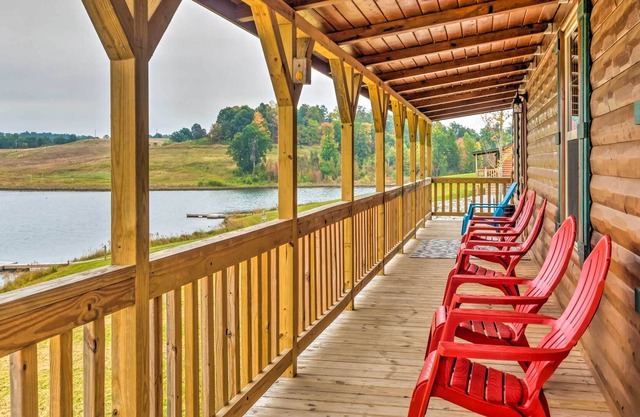 Cozy Lakefront Cabin w/ On-Site Waterfall & Hiking