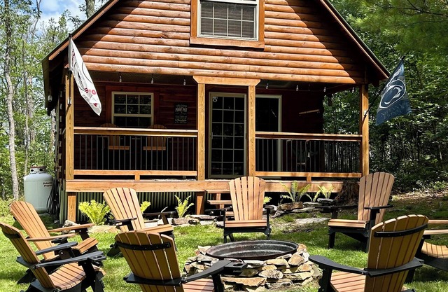 Cozy Log Cabin/Penn State Football/20 Minutes to State College, PA