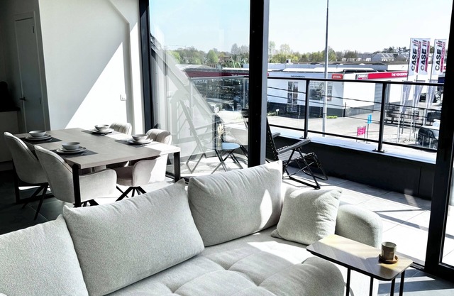 Cozy modern duplex with balcony in Astene