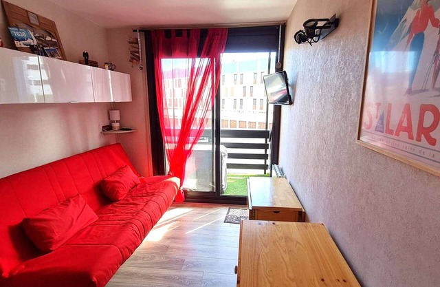 Cozy studio for 4 with balcony in Pla d'Adet