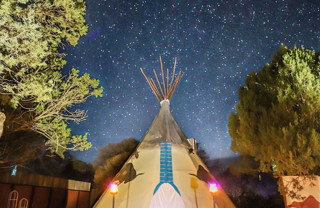 Cozy Toro Tipi Unique Glamping Experience at El Mistico Ranch