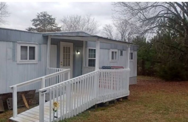 Cozy trailer in the country.