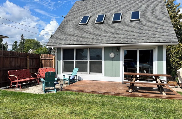 Crooked Lake Cottage with sandy swimming beach