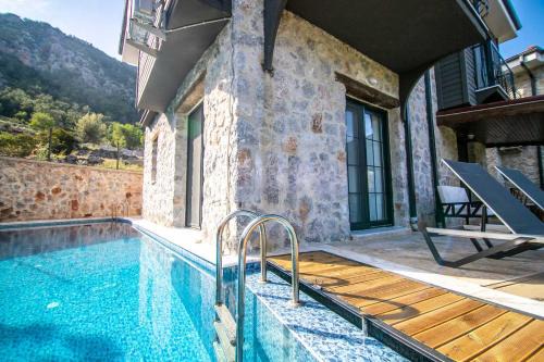 DADYA VİLLA 4 - Marmaris Turgut da özel havuzlu denize yakın lüks villa