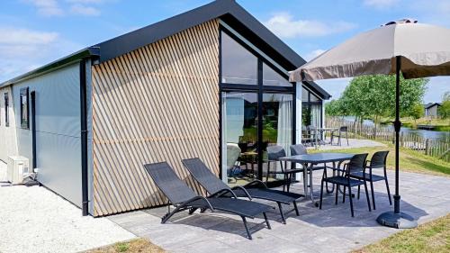 De IJssel Eilanden Chalet Casa Kampen mit Zaun Nr 548