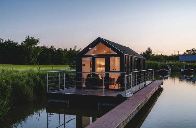 Deep in the Cheshire countryside, with only the bulrushes and birds for company, is this incredible