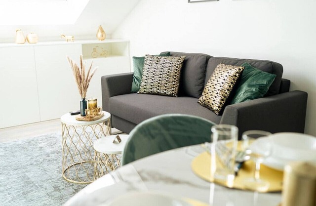 Deluxe suite with perfect living and working comfort