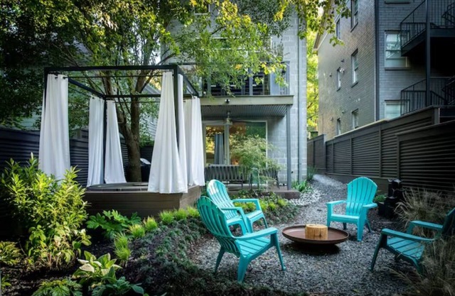 Designer CityHome Terrace Level Garden unit with Hot Tub