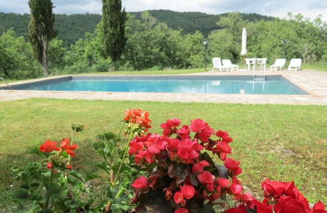 Detached house in heart of Chianti Classico,pool,quiet panoramic position,WLAN