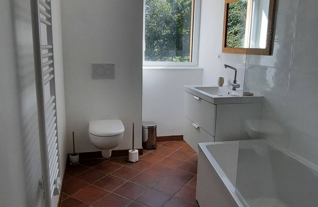 Detached village house with large enclosed garden