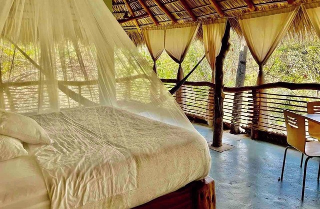 Devine virgin bay New tree house pvt/room palapa