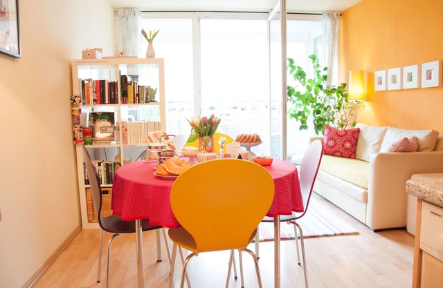 Die Gästewohnung im Herzen Wiens. Freundlich, bunt, preiswert.