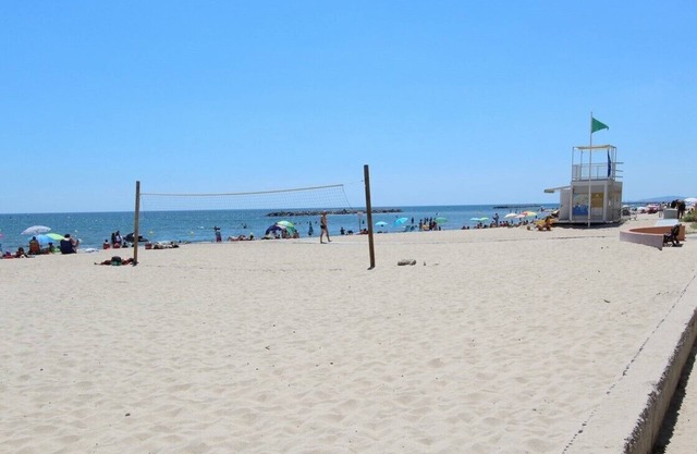 Directly on the beach