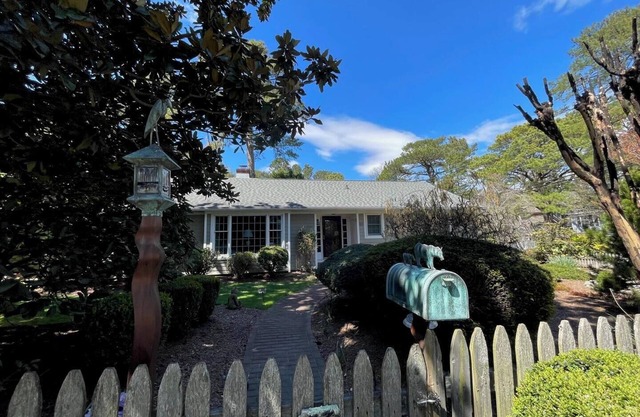 Dog-Friendly Beach Getaway with Koi Pond, Patio & Walkable to Town!