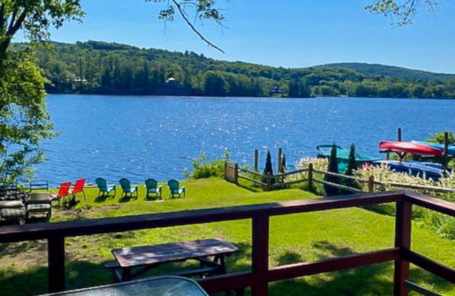Dog-friendly lakefront oasis with scenic patio & firepit - near skiing & golf