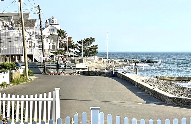 Dog-Friendly Oceanfront Getaway - Walk to Dining - Private Beach Access