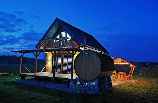 Domek na Roztoczu Balia Sauna Łaszczówka nad rzeką