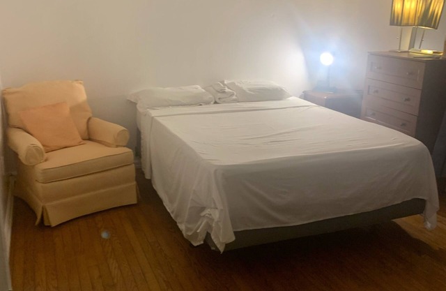 Double room with bathroom outside