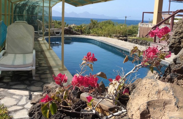 Doucimar Pavilion. Located next to Porto Novo at the place called Praya de Topo