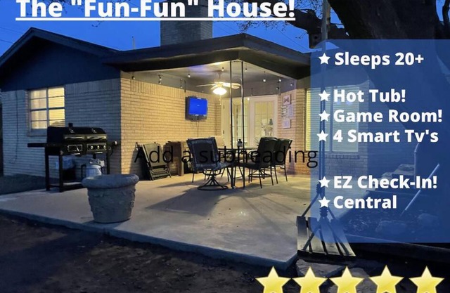 DT 15mins Sleeps 20 Hot Tub Pets OK,4 TV