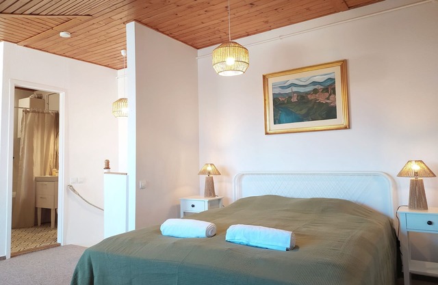 Duplex 2-bedroom apartment in enchanting Keszthely with AC, WiFi and balcony