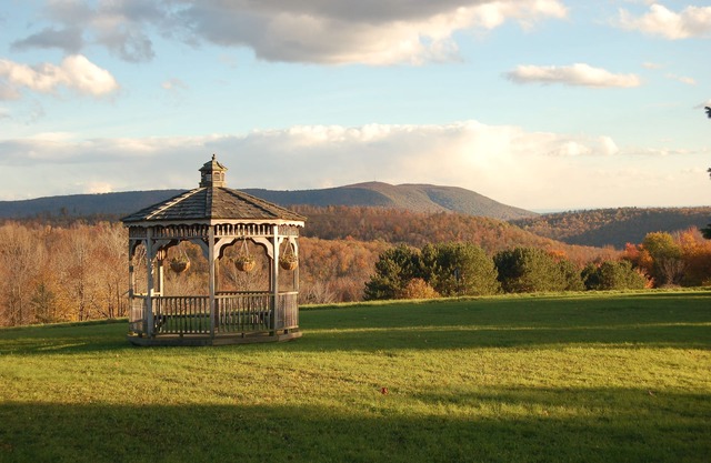 Eagles Mere cedar home offers breathtaking views of the Endless Mountains