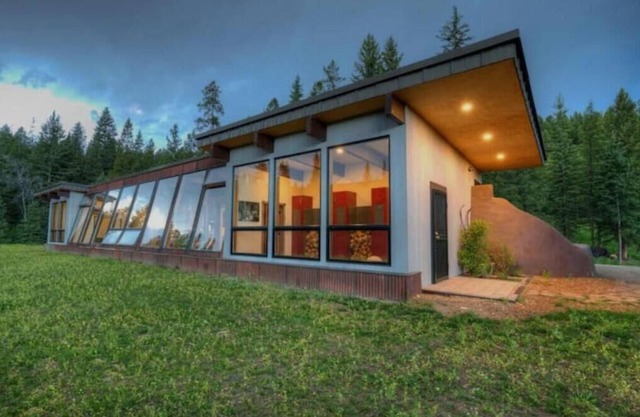 Earthship Home in Big Sky