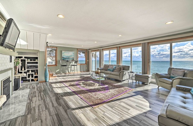 East Tawas Home w/Patio, Lake Huron On-Site