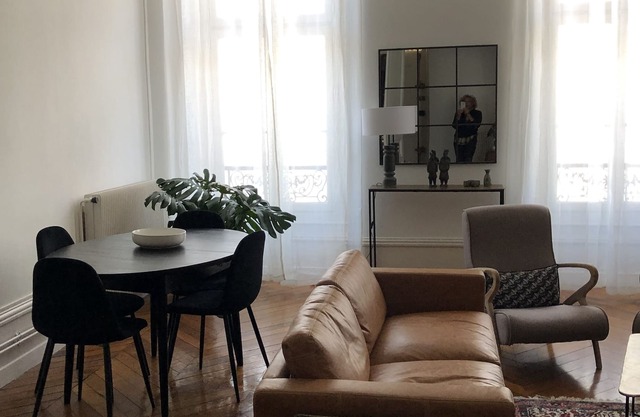 Eclectic Haussmanian apartment lots of charm very central