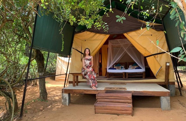 Eco Tented Beachside Camping in Yala Dunes