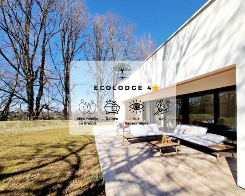Ecolodge 4étoiles Luxe, détente et balnéo dans la forêt