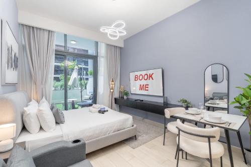 Elegant Studio with Garden in Meydan - Dubai