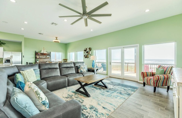Elevator, 2 Decks, Gulf Views all Bedrooms & More - Private Beachfront Home
