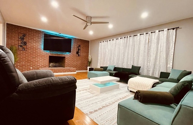 Enchanting haven Luxury amenities captivating entertainment cozy massage chair