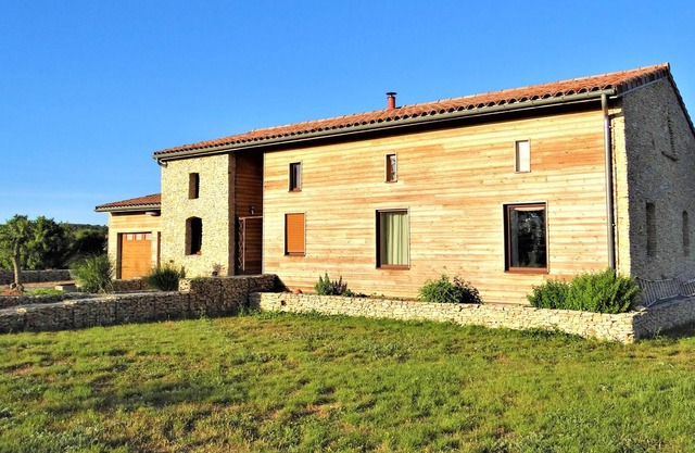 Enjoy a wonderful vacation in this inviting eco house with pool.