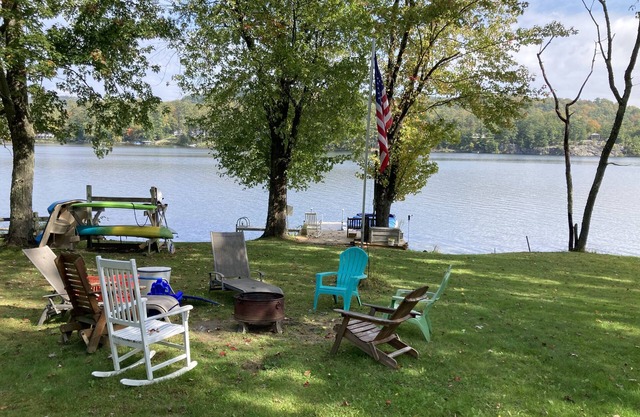 Enjoy S'more Vacation at our waterfront Lake Bomoseen 4 season house!