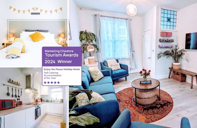Enjoy the Pause in the heart of Chester, 2bed, equipped, comfortable, w/parking