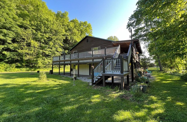Entire main floor of unique riverfront home property near Greenbrier resort