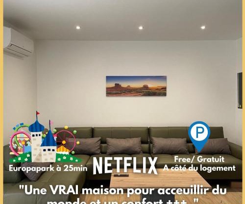 Europapark à 11km Maison Soleil climatisé