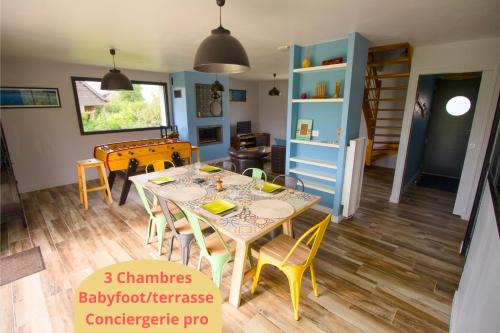 Evasion entre Mer et Campagne avec Babyfoot et terrain de pétanque, 3 chambres, cheminée - Intendance Luxury Host