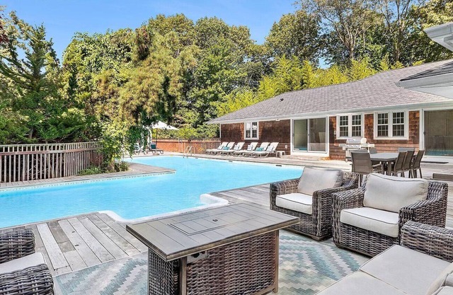 Expansive Sag Harbor Estate with Pool, Tennis, Hot Tub, Close to Sag Harbor.