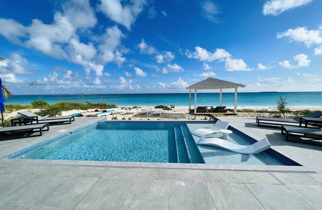Experience Pure Serenity on a Private Ocean Front Villa w/Heated Pool & Gazebo