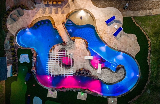Extended-stay paradise: lazy river, theater, poker, Peloton, mini golf and more.