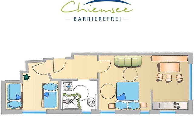 Family apartment Chiemsee-barrier-free - Chiemsee-barrier-free