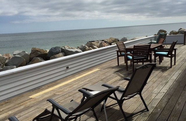 Family-Friendly, Oceanfront Scituate Rental Steps from the Beach