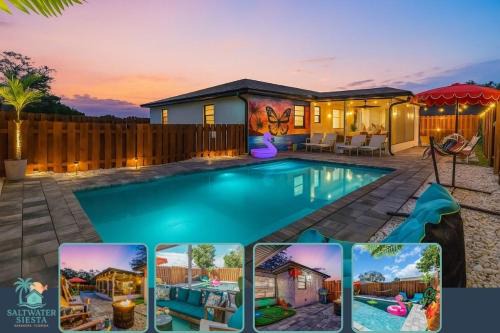 Family Oasis Heated Pool, Game Room, Near Beach