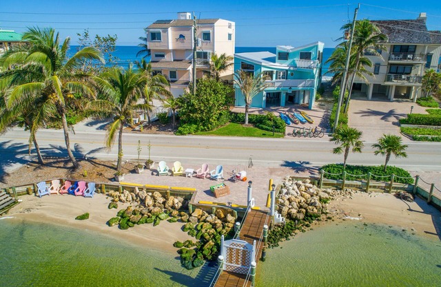 Family Tides: Ocean-to-River SE Florida Beach House w/Dock & Hot Tub. ON BEACH